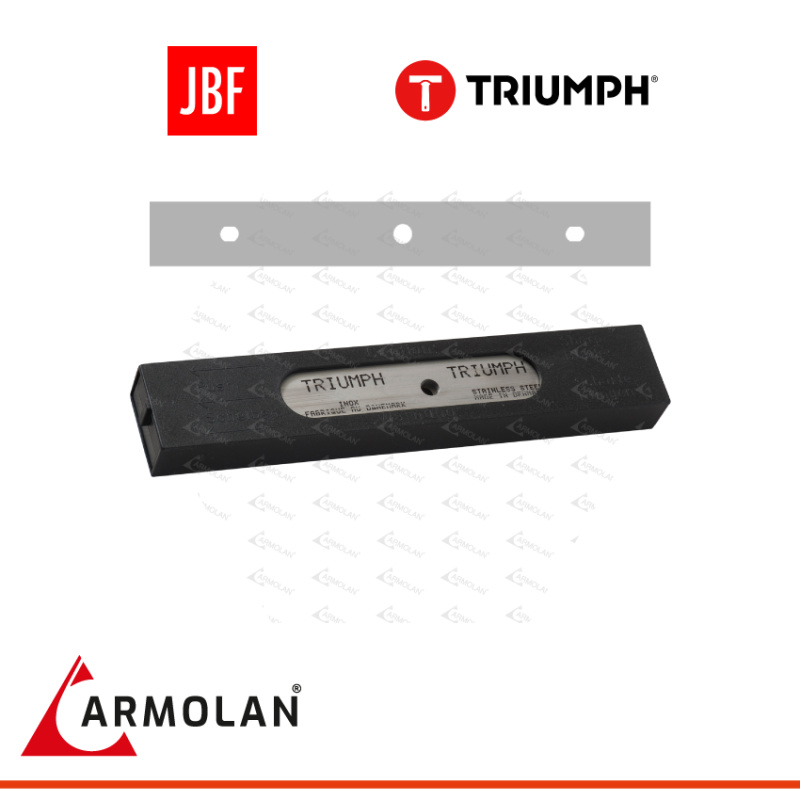Schaberklingen Triumph 6" Edelstahl 0,15 mm – 25er Pack